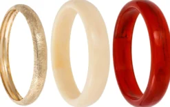 Bijou Brigitte Bunter Schmuck|Bunte Armbänder>Armreif-Set - Boho Trio mehrfarbig