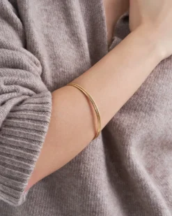 Bijou Brigitte Armbänder Gold|Boho-Schmuck>Armreif-Set - Filigree Duo gold