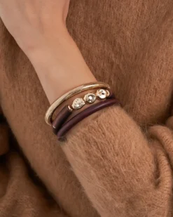 Bijou Brigitte Armbänder Gold|Armreifen>Armreif-Set – Golden Earth braun, gold