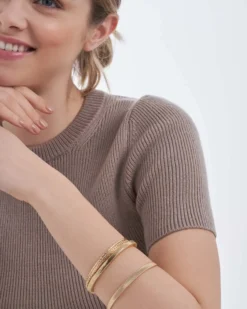 Bijou Brigitte Armbänder Gold|Armreifen>Armreif-Set - en Essentials gold