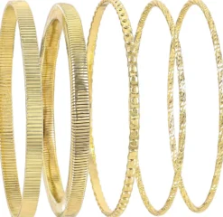 Bijou Brigitte Armbänder Gold|Armreifen>Armreif-Set - en Essentials gold