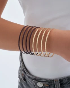 Bijou Brigitte Armbänder Gold|Armreifen>Armreif-Set - Ruby Bliss gold, burgundy