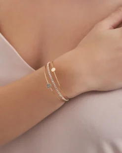 Bijou Brigitte Armbänder Gold|Armreifen>Armreif - Silent Way gold
