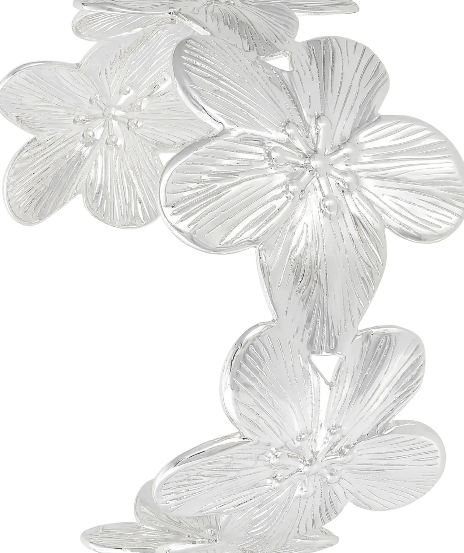 Bijou Brigitte Armreifen>Armreif - Silver Blossom silber