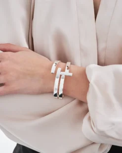 Bijou Brigitte Armreifen>Armreif - Silver Chic silber