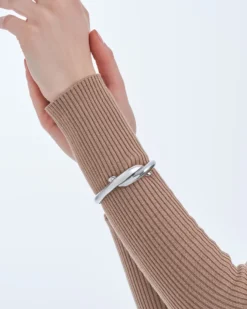Bijou Brigitte Armreifen>Armreif - Silver Knot silber