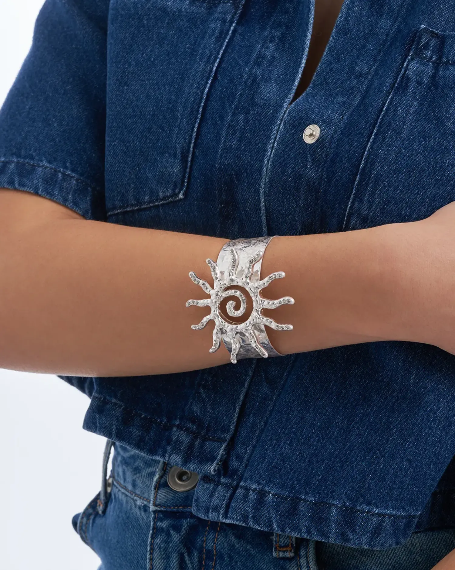Bijou Brigitte Armreifen>Armreif - Silver Radiance silber