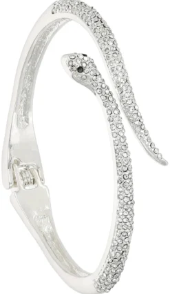 Bijou Brigitte Armreifen>Armreif - Silver Snake silber