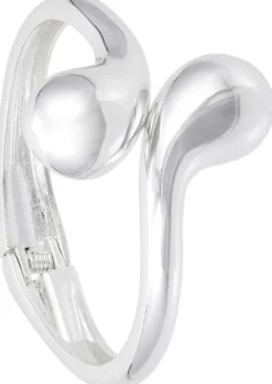 Bijou Brigitte Armreifen>Armreif - Silver Teardrops silber
