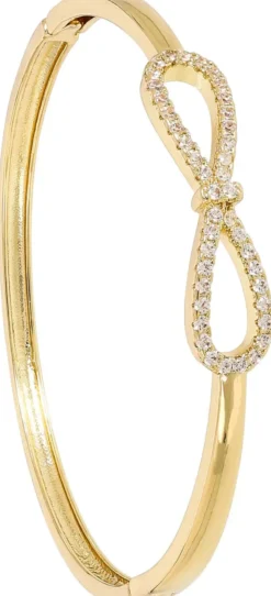 Bijou Brigitte Armbänder Gold|Armreifen>Armreif - Sparkling Bow gold