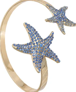 Bijou Brigitte Armbänder Gold|Maritimer Schmuck>Armreif - Sparkling Stars gold, blau