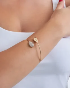 Bijou Brigitte Armbänder Gold|Armreifen>Armreif - Sparkly Dream gold
