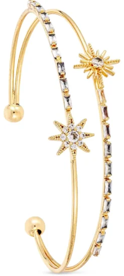 Bijou Brigitte Armbänder Gold|Armreifen>Armreif - Starburst Shine gold
