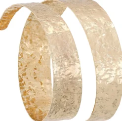 Bijou Brigitte Armbänder Gold|Boho-Schmuck>Armreif - Swirl Shape gold