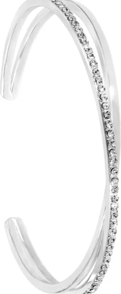 Bijou Brigitte Basics|Armreifen>Armreif - Twisted Rows silber