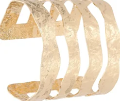 Bijou Brigitte Armbänder Gold|Boho-Schmuck>Armreif - Wavy Glam gold