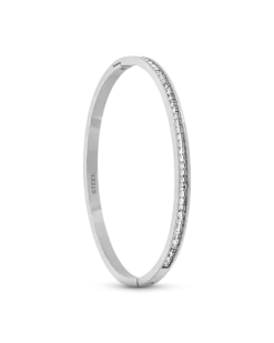 Bijou Brigitte Edelstahlarmbänder|Wasserfester Schmuck>Armreif - Zirconia Steel silber