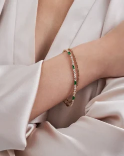 Bijou Brigitte Armbänder Gold>Arm-Set - Shiny Duo gold