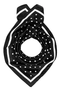 Bijou Brigitte Bandanas|Halstücher>Bandana - Elegant Dots schwarz, weiß