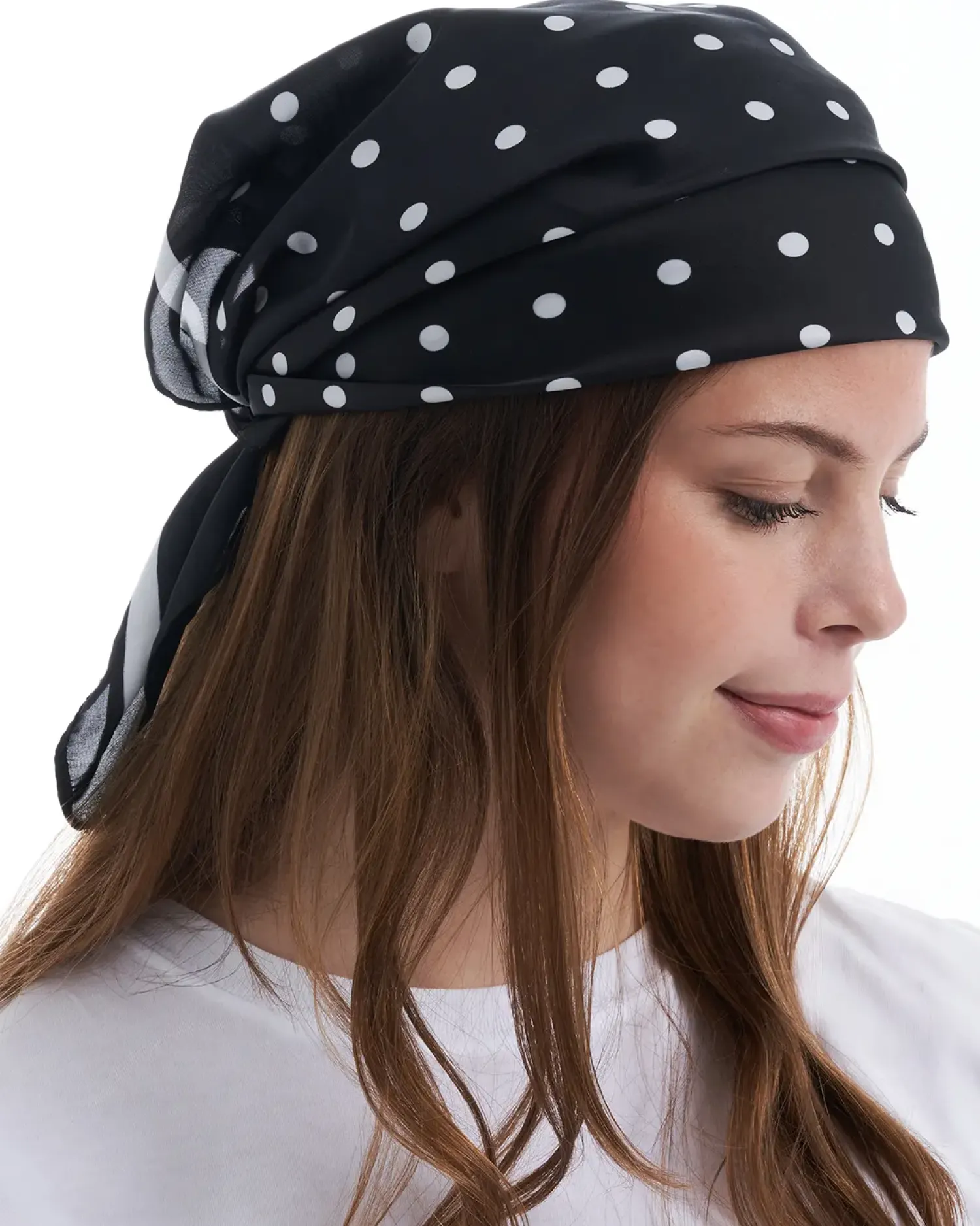 Bijou Brigitte Bandanas|Halstücher>Bandana - Elegant Dots schwarz, weiß