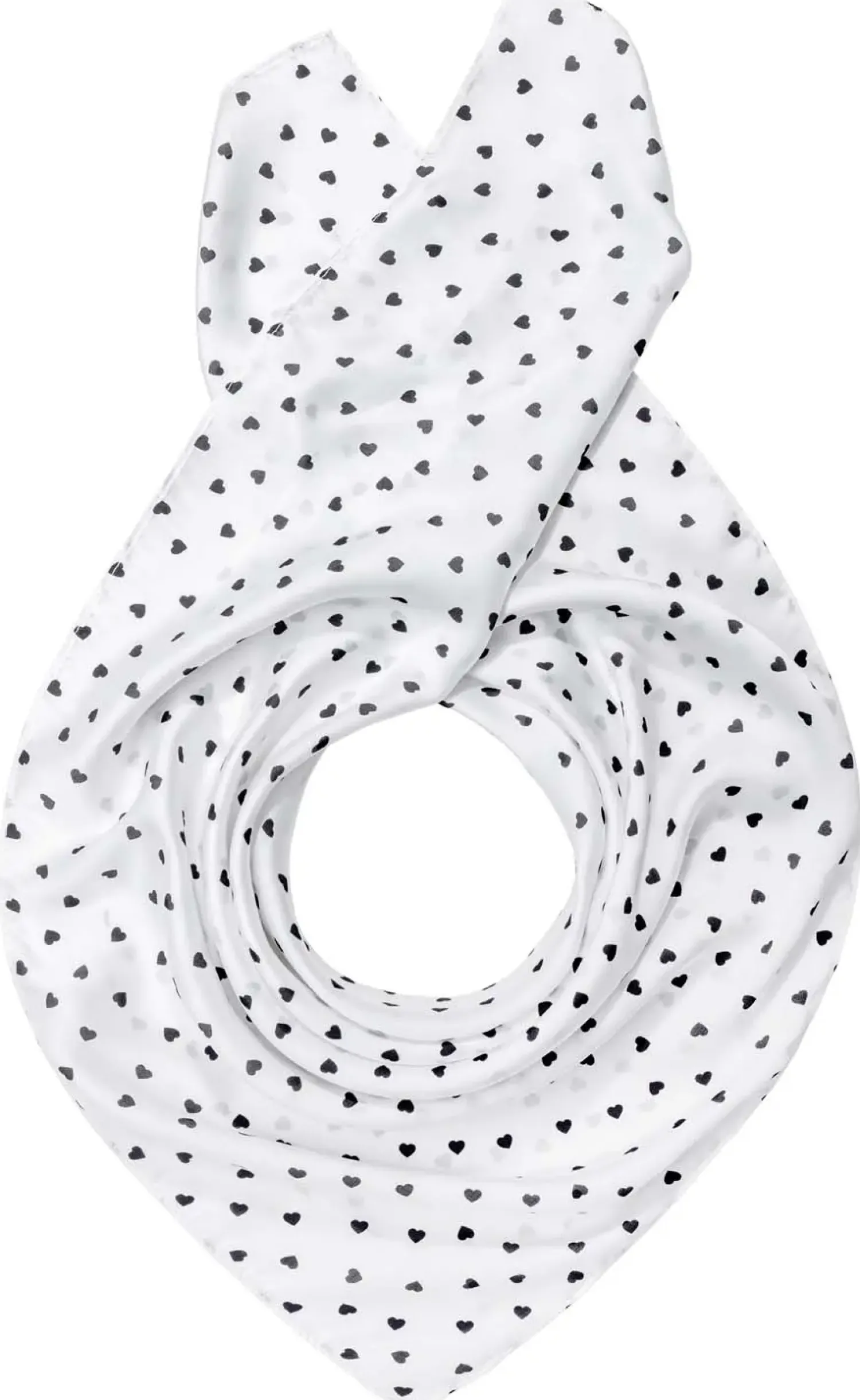 Bijou Brigitte Bandanas|Halstücher>Bandana - Elegant Hearts weiß