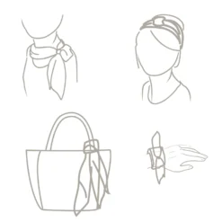 Bijou Brigitte Bandanas|Halstücher>Bandana - Fine Dotting schwarz, weiß