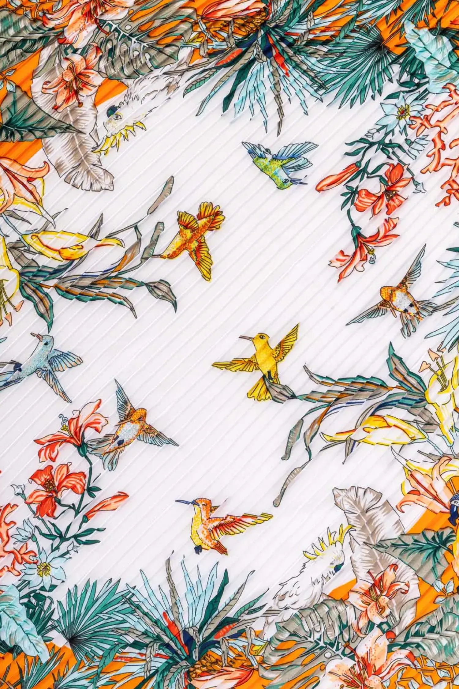 Bijou Brigitte Bandanas|Halstücher>Bandana - Floral Breeze mehrfarbig, orange