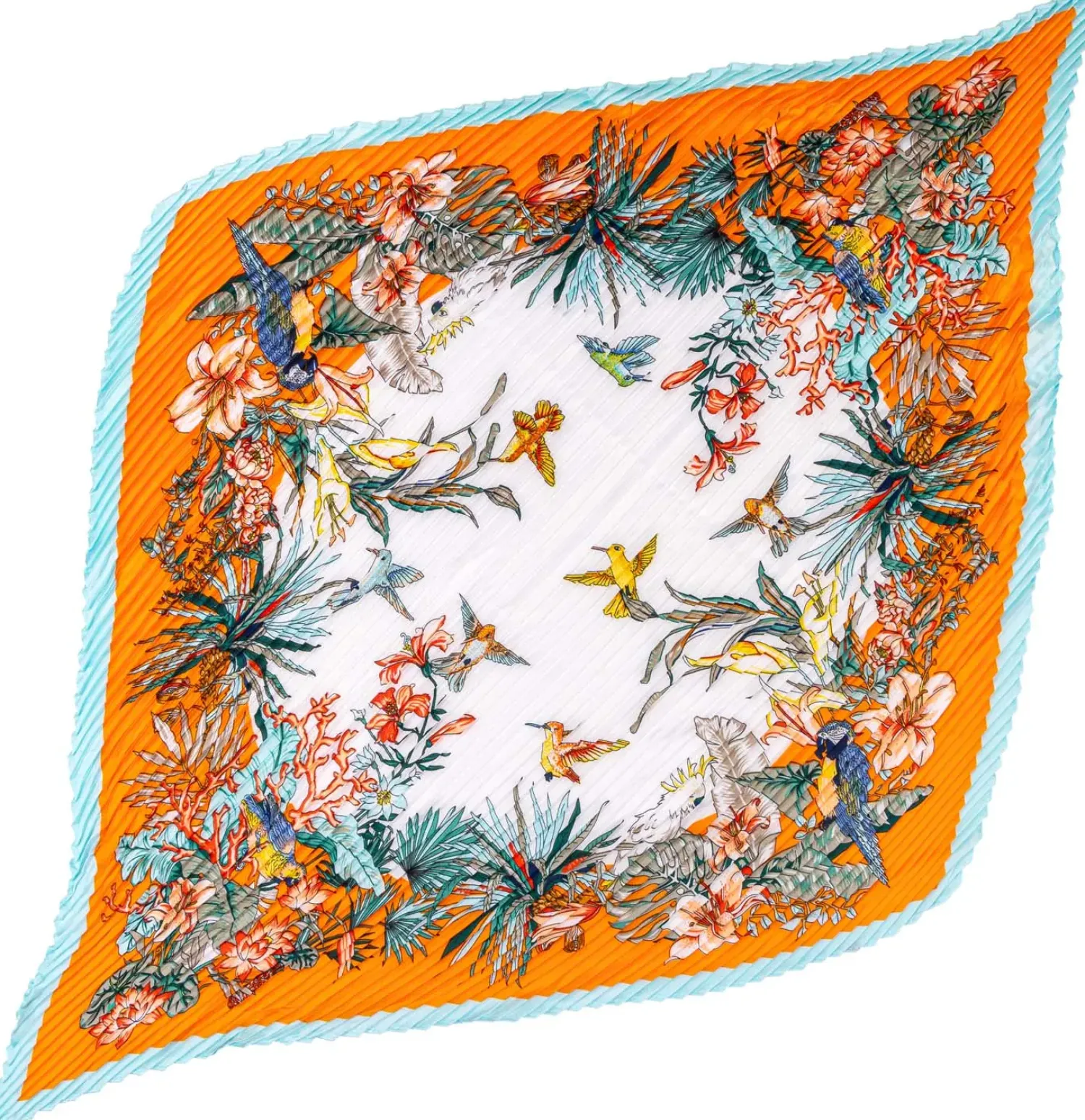 Bijou Brigitte Bandanas|Halstücher>Bandana - Floral Breeze mehrfarbig, orange