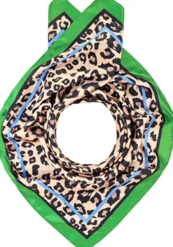 Bijou Brigitte Bandanas|Leo-Schmuck>Bandana - Green Safari beige, braun