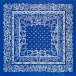 Bijou Brigitte Bandanas>Bandana - Midnight Paisley blau