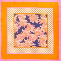 Bijou Brigitte Bandanas>Bandana - Soft Blossom orange, pink