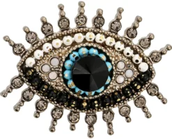 Bijou Brigitte Broschen>Brosche - Big Eye mehrfarbig