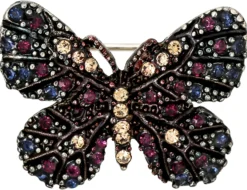 Bijou Brigitte Broschen>Brosche - Black Butterfly mehrfarbig