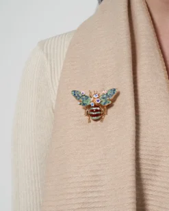 Bijou Brigitte Broschen>Brosche - Blue Bumblebee mehrfarbig
