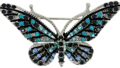 Bijou Brigitte Broschen>Brosche - Blue Butterfly blau