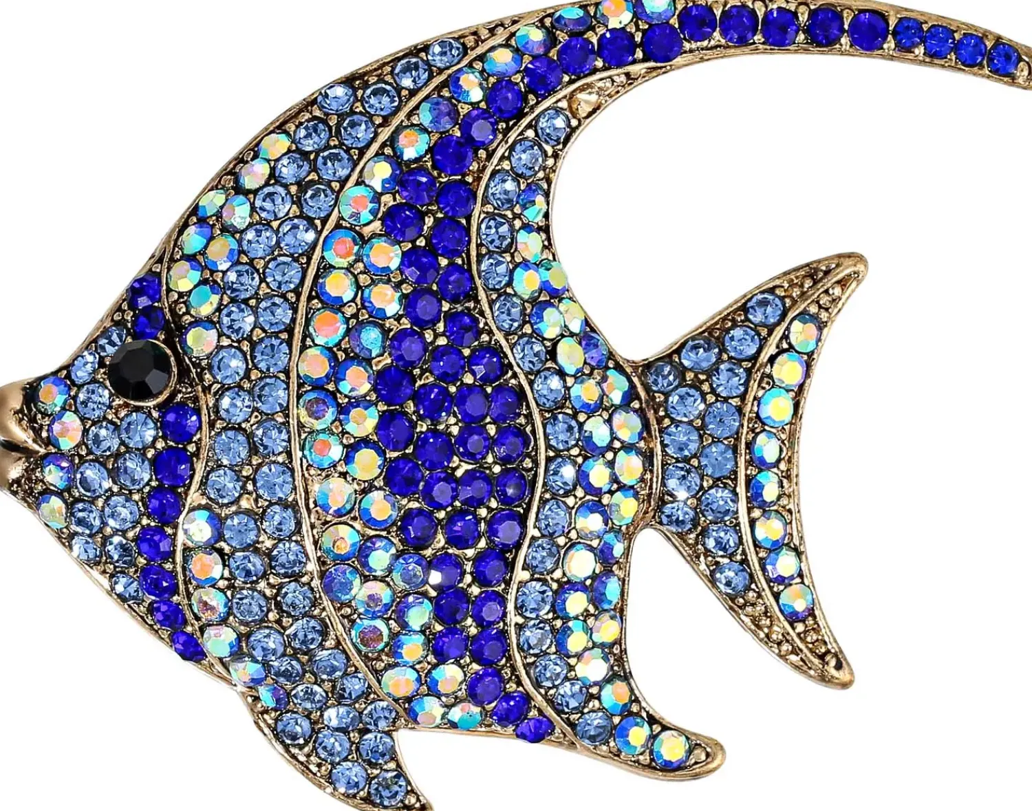 Bijou Brigitte Broschen>Brosche - Blue Sea blau