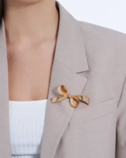 Bijou Brigitte Broschen>Brosche - Bougie Bow gold