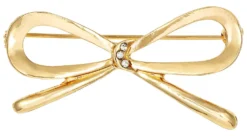 Bijou Brigitte Broschen>Brosche - Bow Pin gold