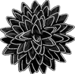 Bijou Brigitte Broschen>Brosche - Dark Bloom schwarz