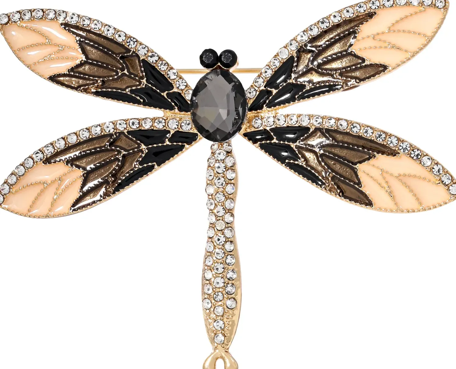Bijou Brigitte Broschen>Brosche - Double Wings braun