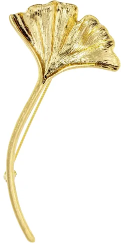 Bijou Brigitte Broschen>Brosche - Elegant Leaf gold