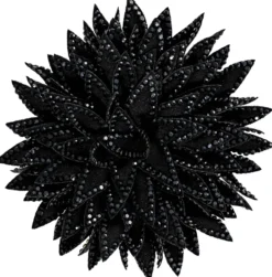 Bijou Brigitte Broschen>Brosche - Exquisite Flower schwarz