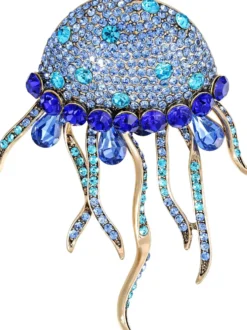 Bijou Brigitte Broschen|Maritimer Schmuck>Brosche - Flabby Sea blau