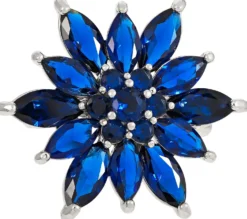 Bijou Brigitte Broschen>Brosche - Floral Blue blau