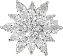 Bijou Brigitte Broschen>Brosche - Glamorous Flower silber