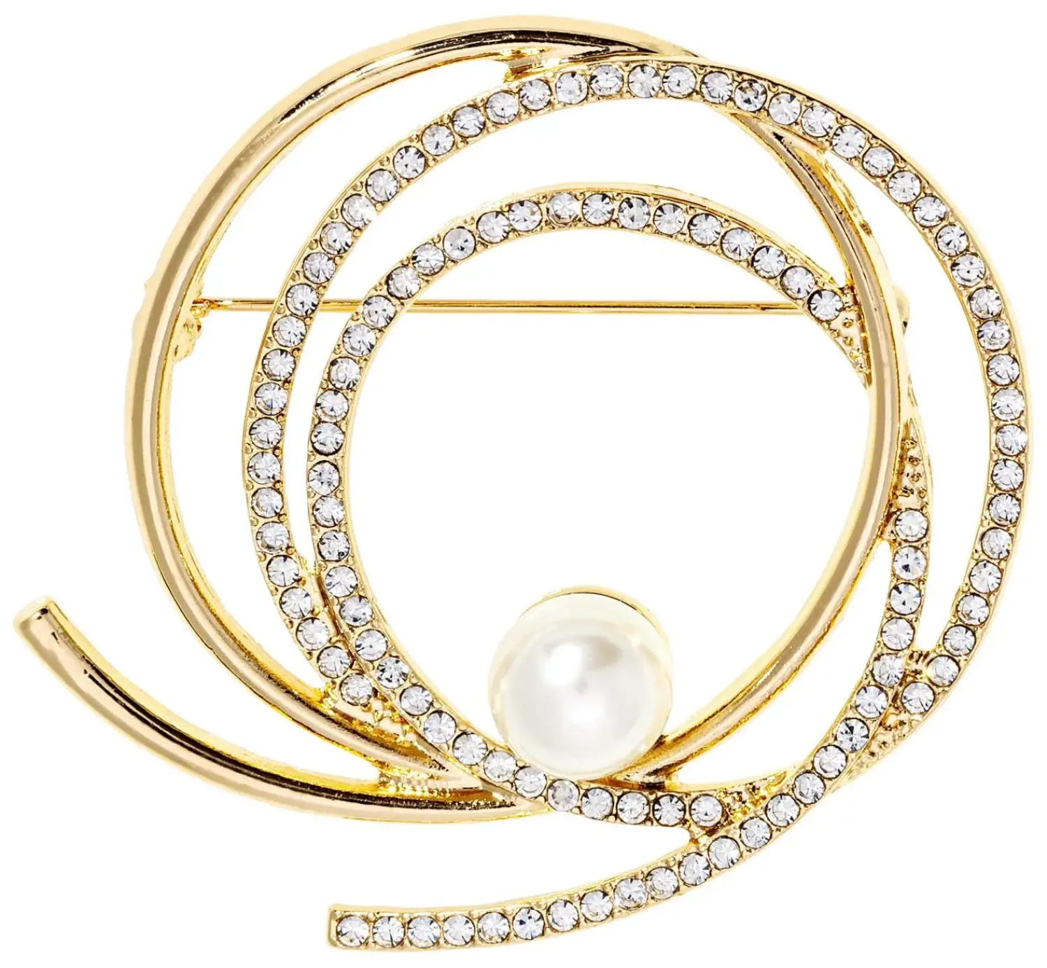 Bijou Brigitte Broschen>Brosche - Glowy Circles gold