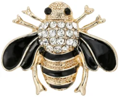 Bijou Brigitte Broschen>Brosche - Happy Bee gold