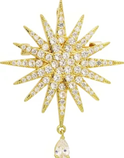 Bijou Brigitte Broschen>Brosche - Holy Star gold