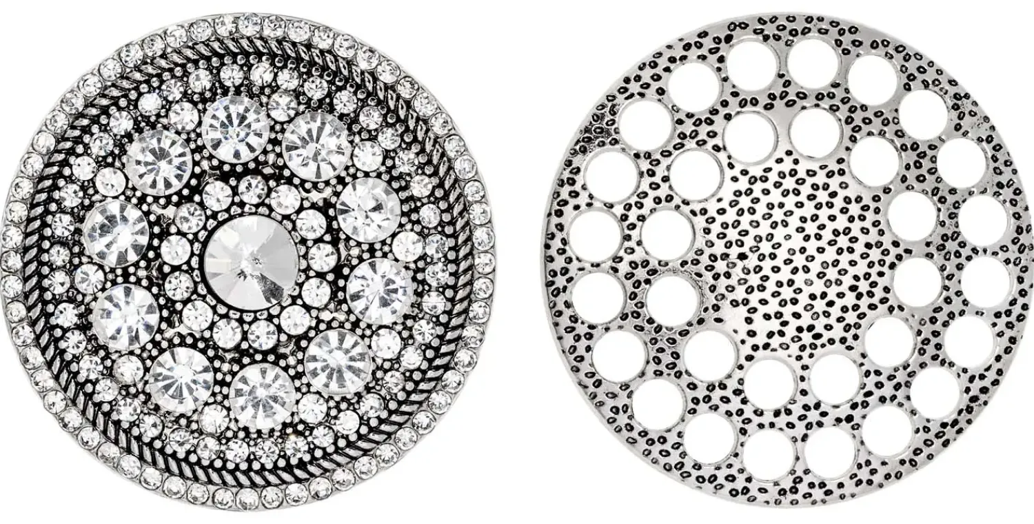 Bijou Brigitte Broschen>Brosche - Magnetic Sparkle silber