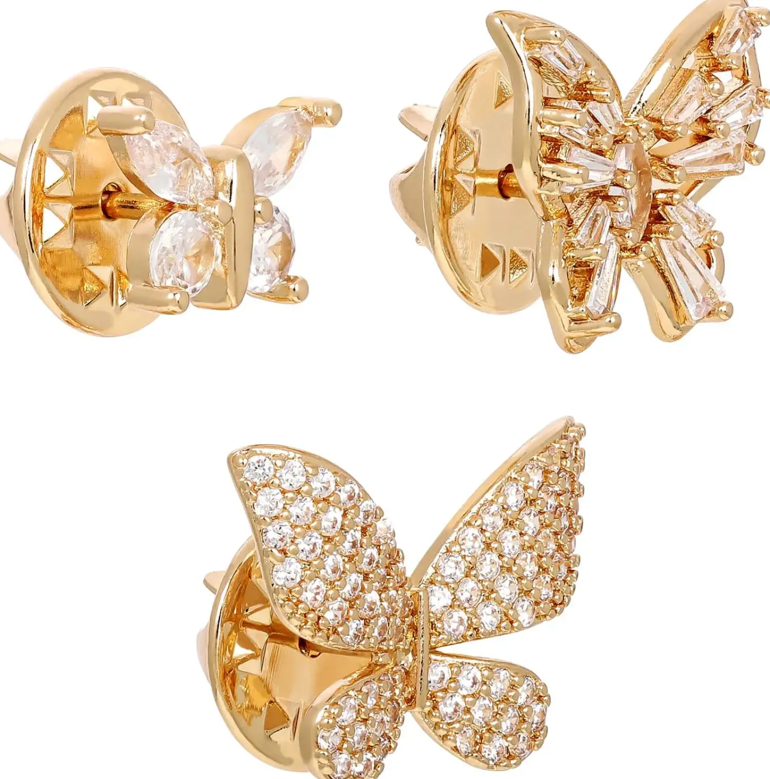 Bijou Brigitte Broschen>Broschen-Set - en Trio gold